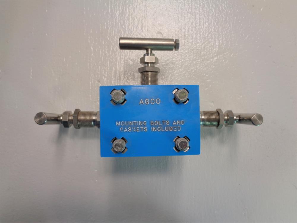 Anderson Greenwood Manifold Valve, 316SS, 6000 PSI, #M4AHIS